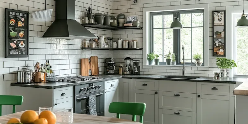 Białe meble kuchenne jakie płytki?