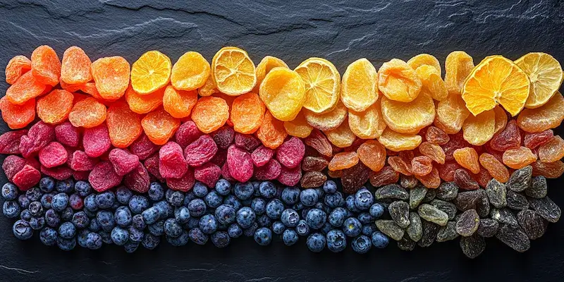 Ile kcal mają suszone owoce?